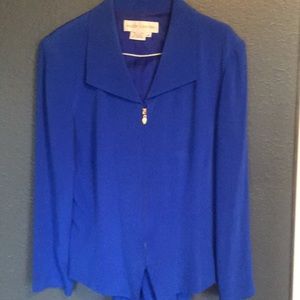 Vintage Maggie London 100% Silk pants suit